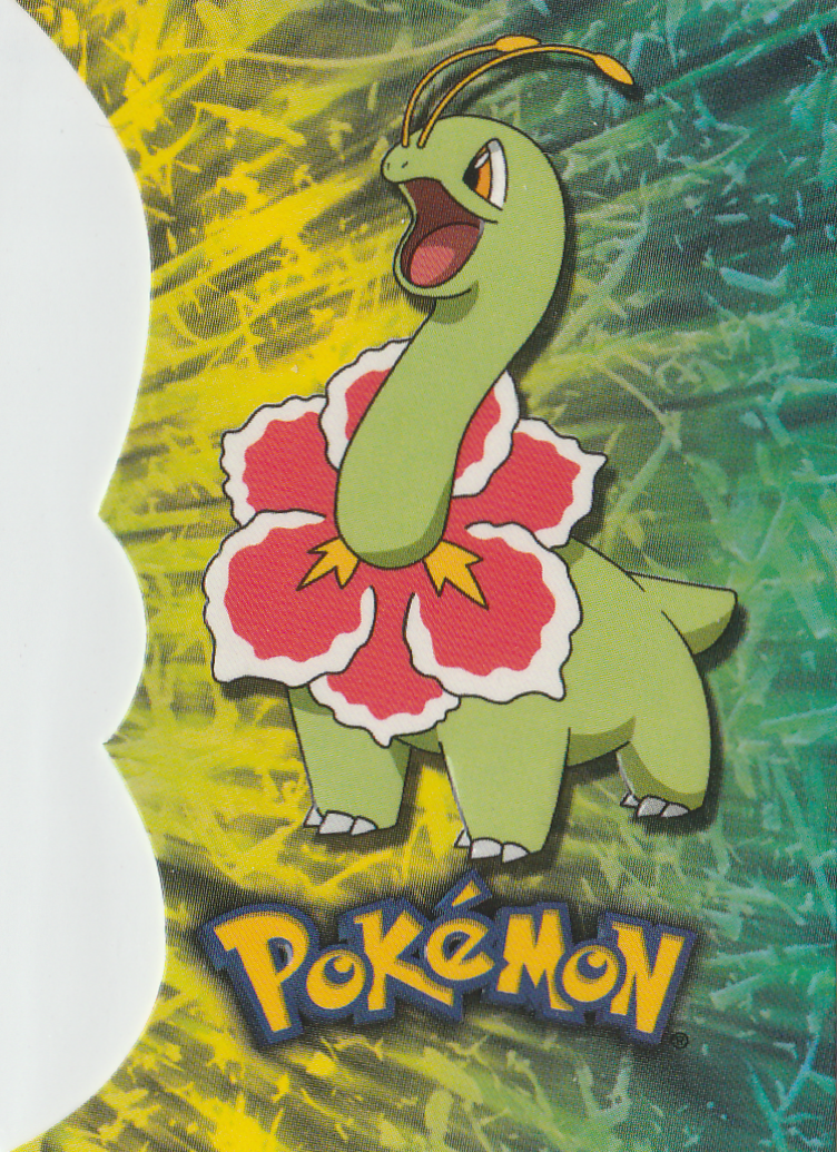 Meganium — pokemon-2001-topps-johto-die-cut #3