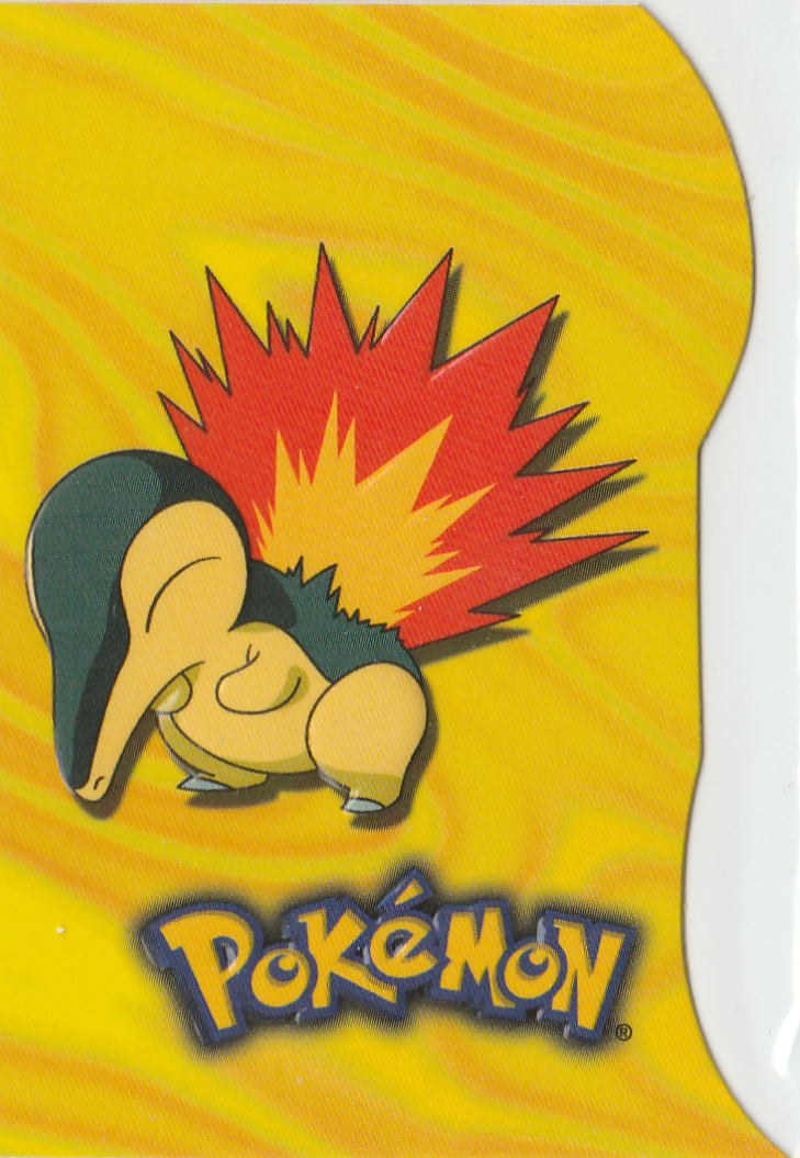 Cyndaquil — pokemon-2001-topps-johto-die-cut #4