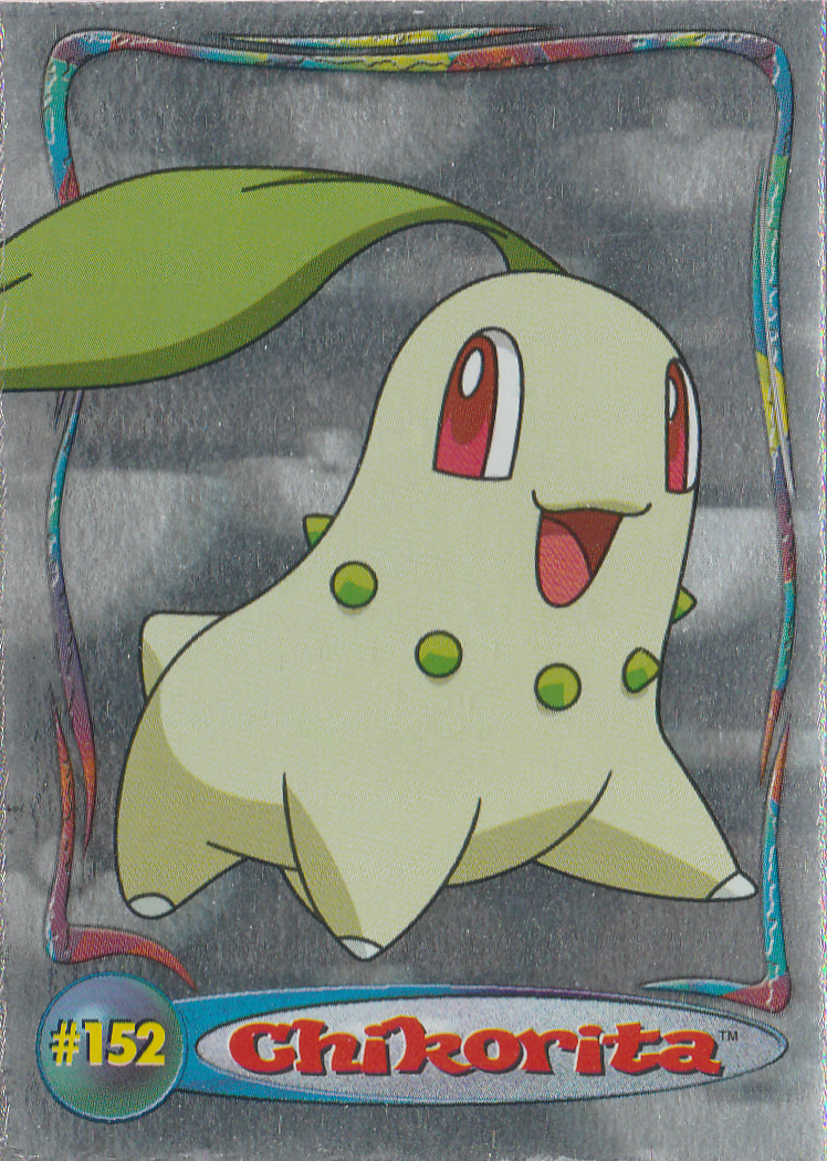 Chikorita — pokemon-2001-topps-johto-hologram #1