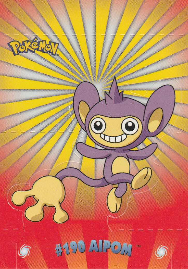 Aipom — pokemon-2001-topps-johto-pop-up #2